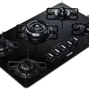 Consul Cooktop 5 Bocas Preto Cdd75Aeuna Bivolt